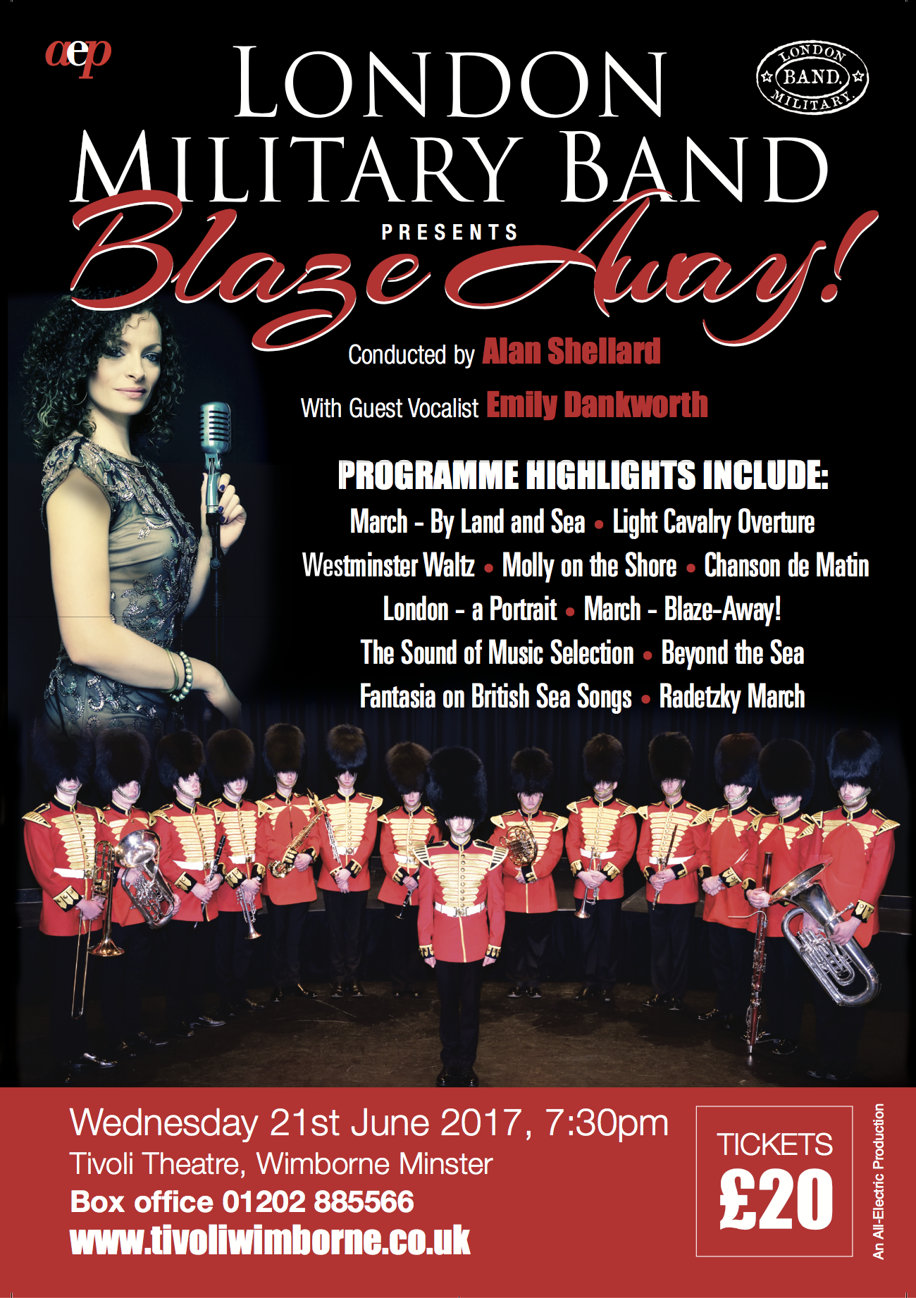 London Military Band poster
